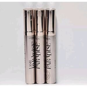 Loreal Real Voluminous Lash Paradise Mascara Black 3 Pack Full Size